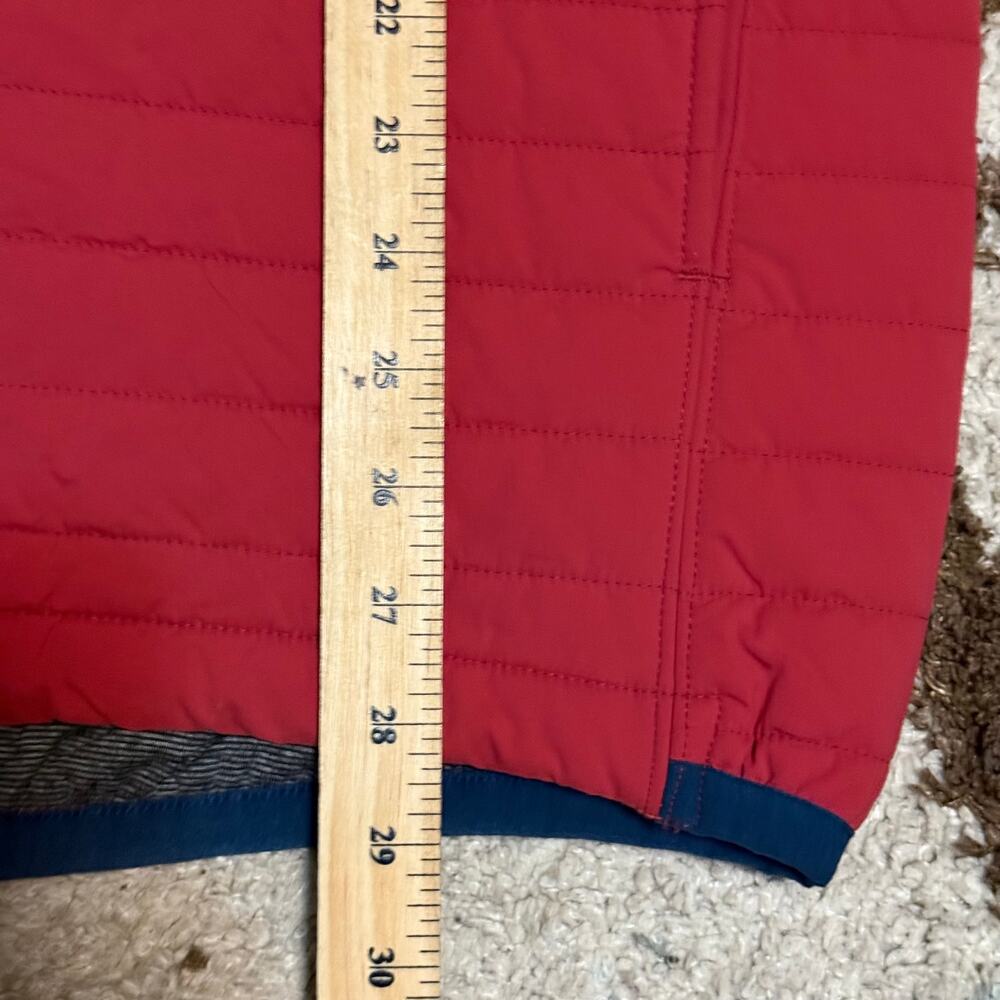Relwen Windzip Jacket Quilted Puffer Mens Size XL Red - Picture 6 of 6